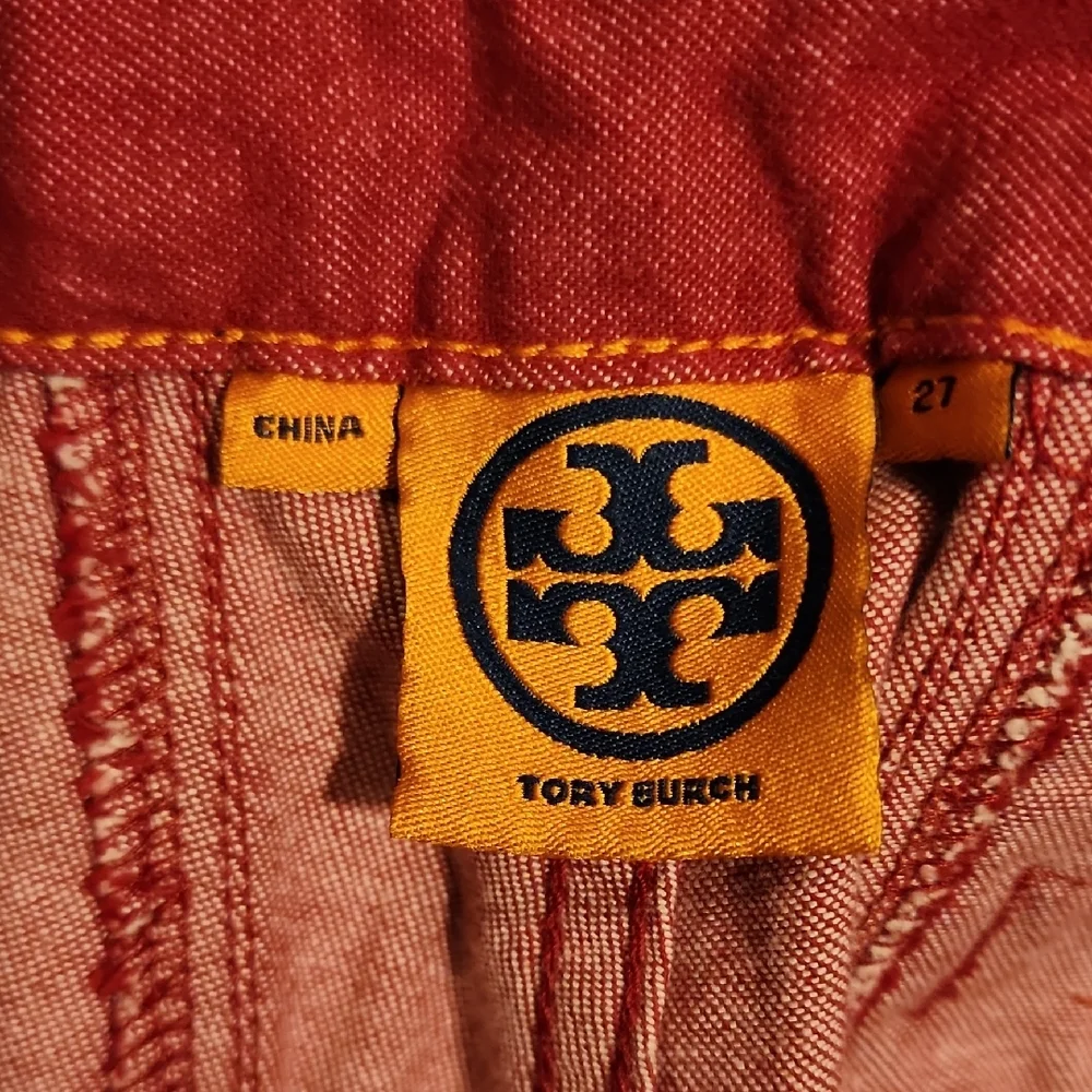 Tory Burch Red Denim Jeans 27